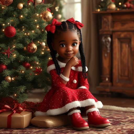 A_young_Kenyan_African_girl_in